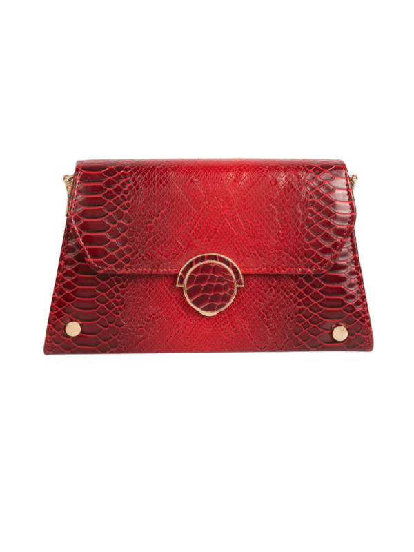 Women Textured Baguette Handbag